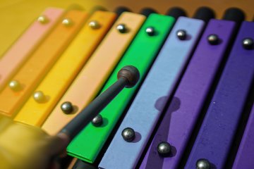 Multicolor xylophone 